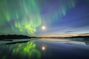 Luisa Schaffner - Northern Lights reflection